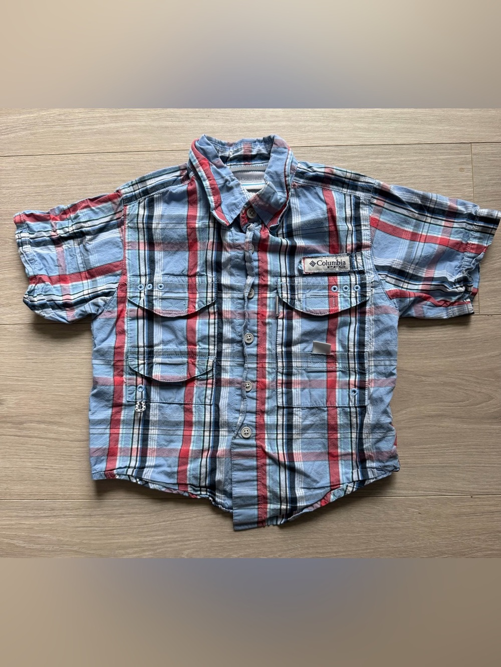 Columbia PFG Short-Sleeve Button-Down Shirt - Picture 1 of 6
